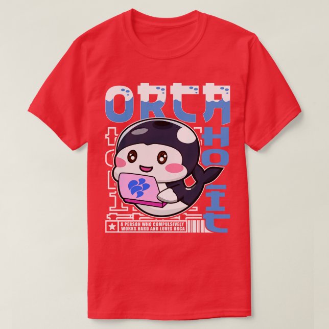 Camiseta Orca Whale Animal Working Funny (Diseño del anverso)