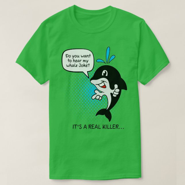 Camiseta Orca Whale Pun Whale Amantes del Regalo Chiste Fun (Diseño del anverso)