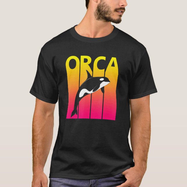 Camiseta Orca Whale Retro Costume (Anverso)