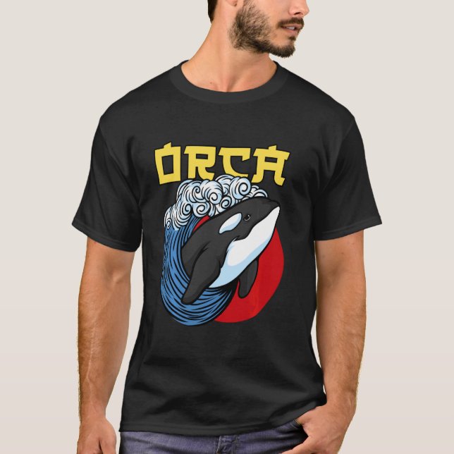 Camiseta Orca Whale Sea Orca Whale Long Sleeve (Anverso)