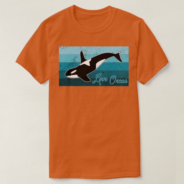 Camiseta Orcas de amor 3 (Diseño del anverso)