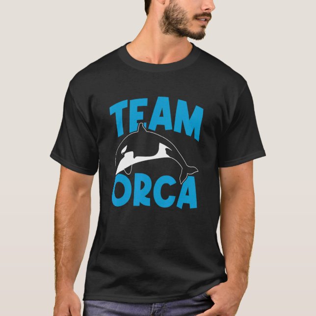 Camiseta Orcas Orca Team Orca Ballenas (Anverso)