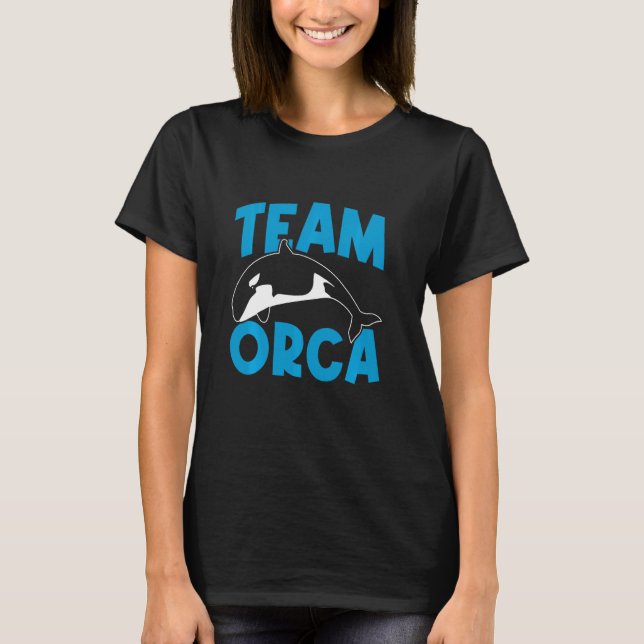 Camiseta Orcas  Orca  Team Orca Whales Long Sleeve (Anverso)