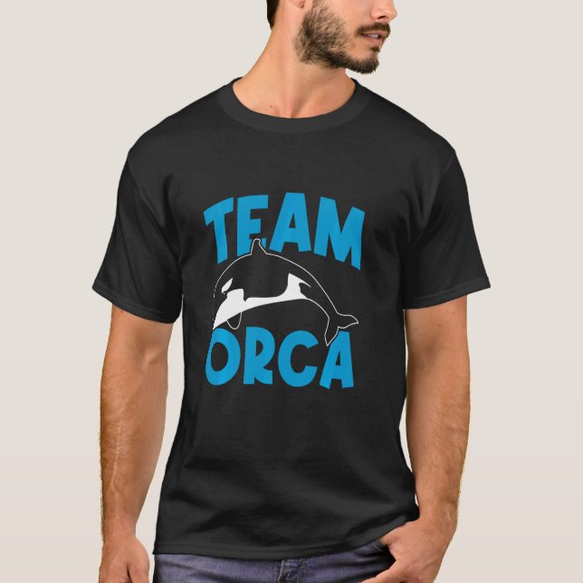 Camiseta Orcas  Orca  Team Orca Whales Long Sleeve (Anverso)