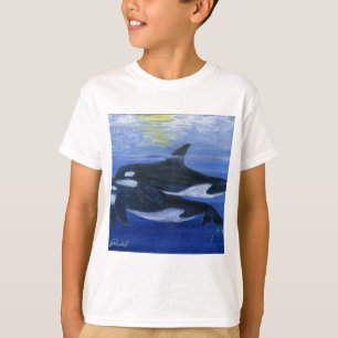 Camiseta Orcas que nadan