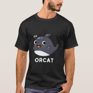 Camiseta Orcat Funny Cat Whale Pun