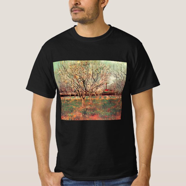 Camiseta Orchard en Florencia, ciruelas de Vincent van Gogh (Anverso)