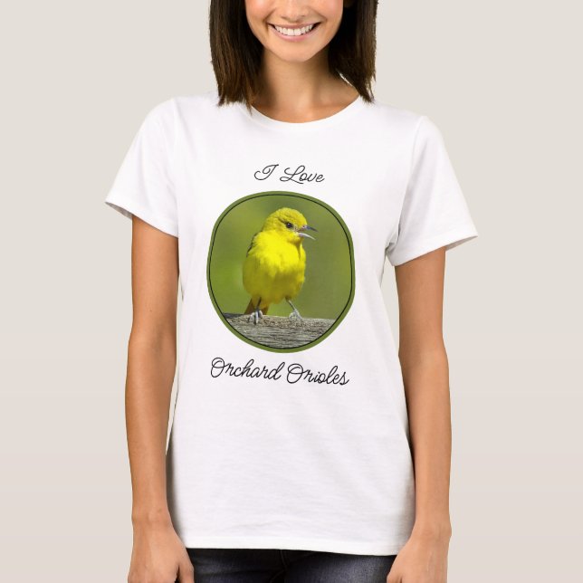 Camiseta Orchard Oriole - Foto original (Anverso)