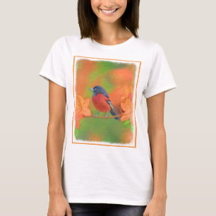 Camiseta Orchard Oriole Songbird Pintura original de aves