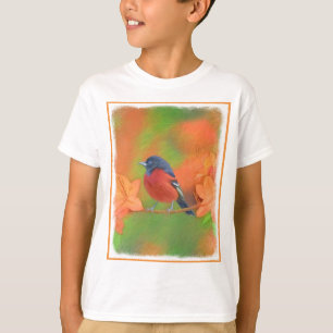 Camiseta Orchard Oriole Songbird Pintura original de aves
