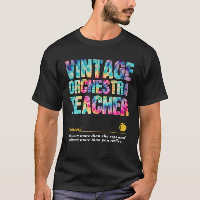 Camiseta Orchestra Teacher Appreciation Week Back to School (Anverso)
