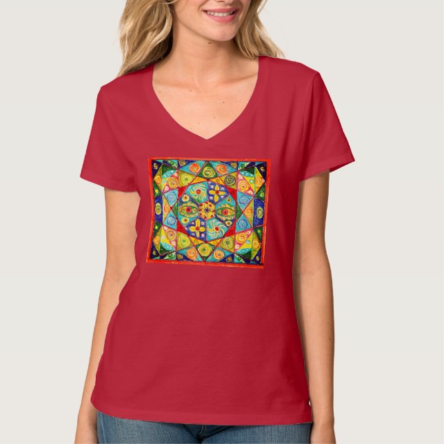 Camiseta Orden abstracta (Anverso)
