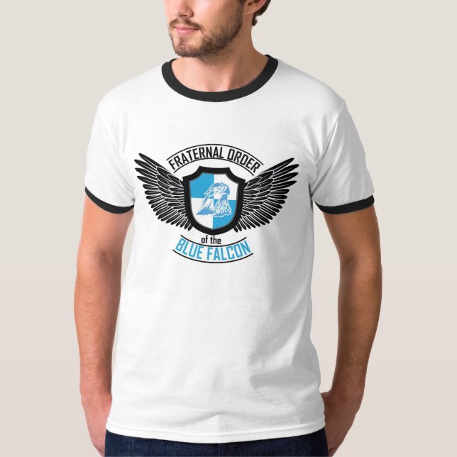 CAMISETA ORDEN DE FATERNAL DEL HALCÓN AZUL (Anverso)