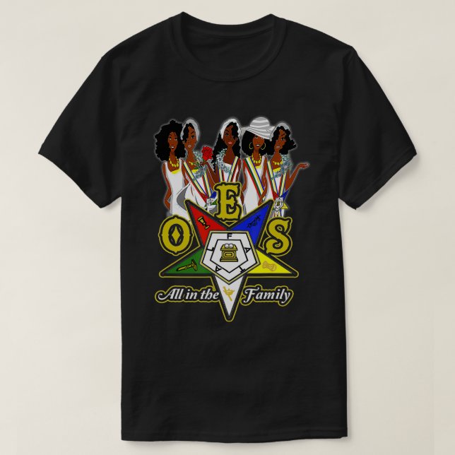Camiseta Orden de la Estrella Oriental OES Ring Diva Sistar (Diseño del anverso)