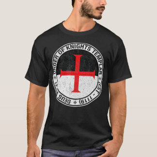 Camiseta Orden de los Caballeros Templarios Bandera Sigil D