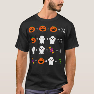 Camiseta Orden de operaciones Prueba de Halloween Prueba Di