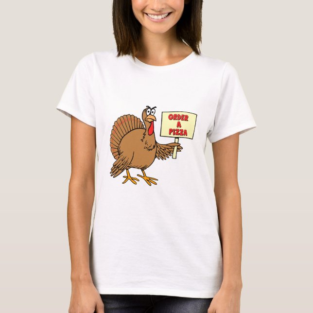 Camiseta Orden divertida una acción de gracias Turquía de (Anverso)