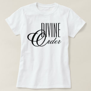Camiseta "Orden Divino" estética chic minimalista de los 90