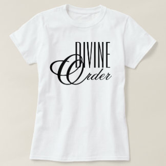 Camiseta "Orden Divino" estética chic minimalista de los 90