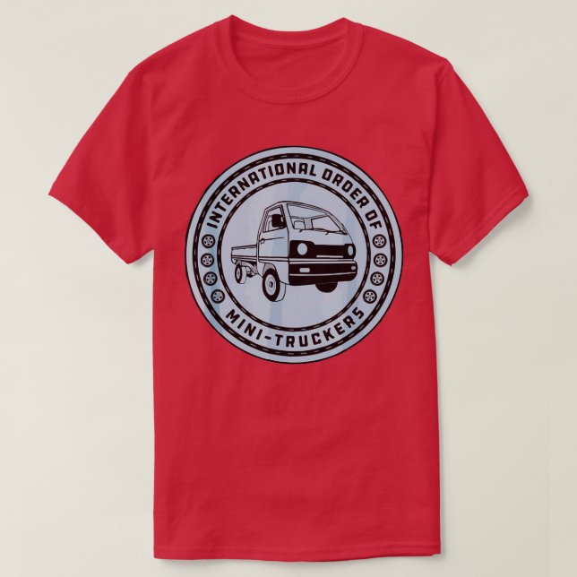 Camiseta Orden Internacional de los Mini Camioneros Hombres (Diseño del anverso)