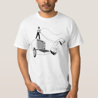 Camiseta Ordenador del montar a caballo del pirata