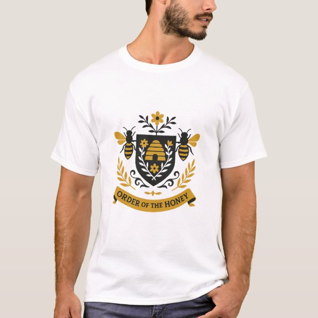 Camiseta Order Of The Honey Beekeeping Crest T-Shirt (Anverso)