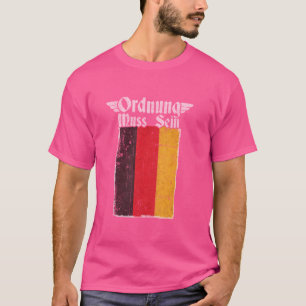 Camiseta Ordnung Muss Sein I Love Germany Bandera Deutschla