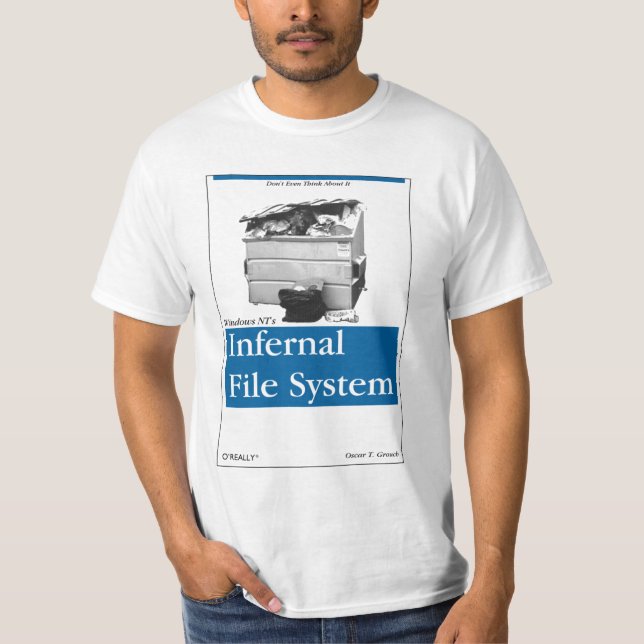 Camiseta O'Really - el sistema de ficheros infernal de (Anverso)