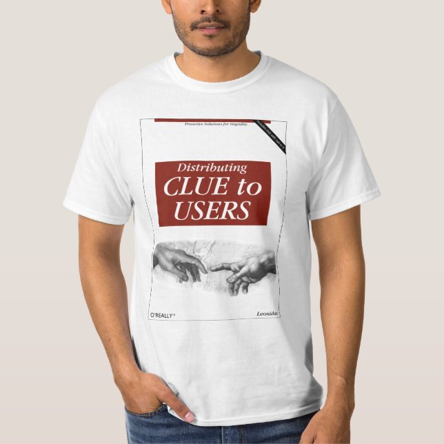 Camiseta O'Really - pista de distribución a los usuarios (Anverso)