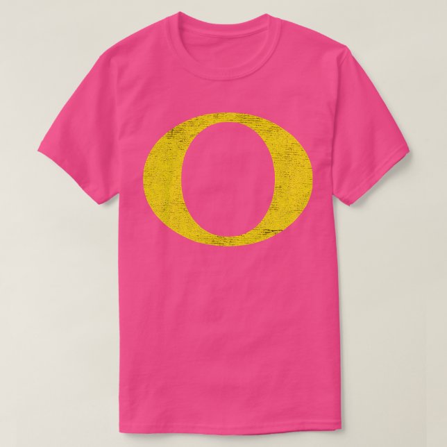 Camiseta Oregón amarillo (Diseño del anverso)