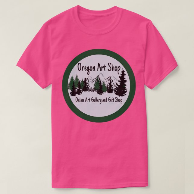 Camiseta Oregon Art Shop (Diseño del anverso)