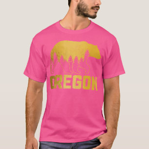 Camiseta Oregon Bear Grizzly Pride Senderismo al aire libre