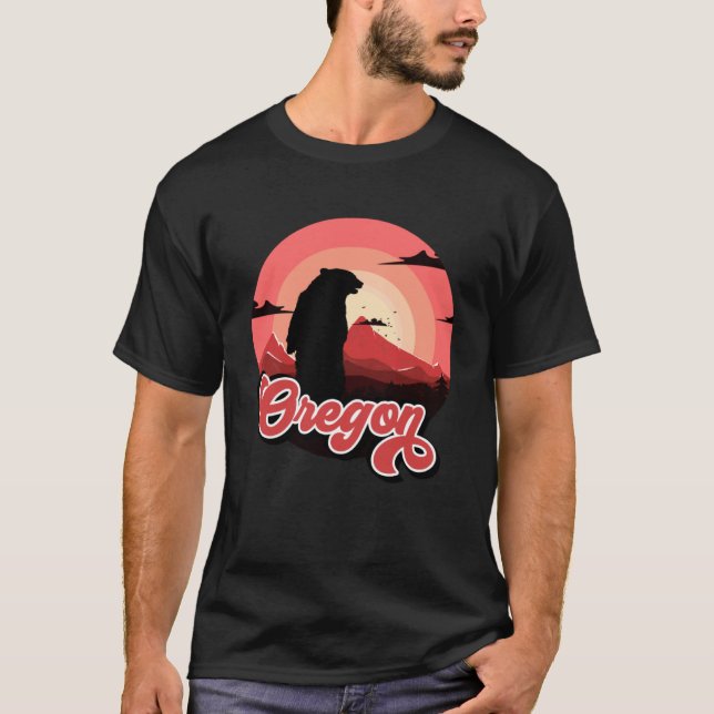 Camiseta Oregon Bears Backpacking Hip Vacation World Bea (Anverso)