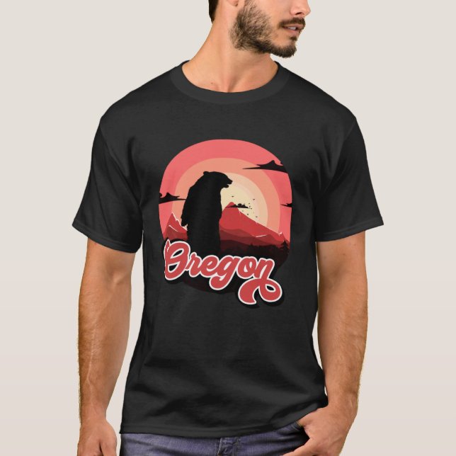Camiseta Oregon Bears Backpacking Hip Vacation World Bea (Anverso)