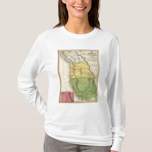Camiseta Oregon, California superior (Anverso)