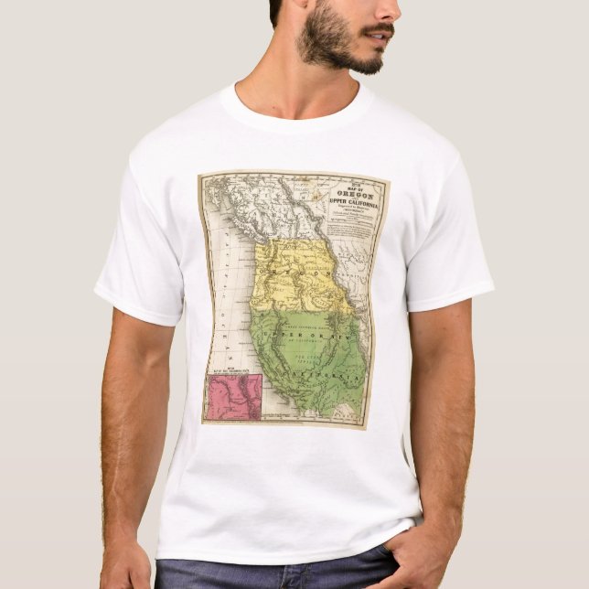 Camiseta Oregon, California superior (Anverso)