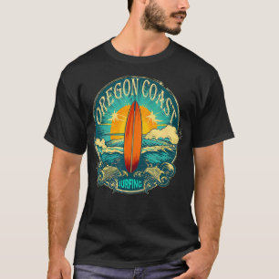 Camiseta Oregon Coast Molestias Vintage Look Surf