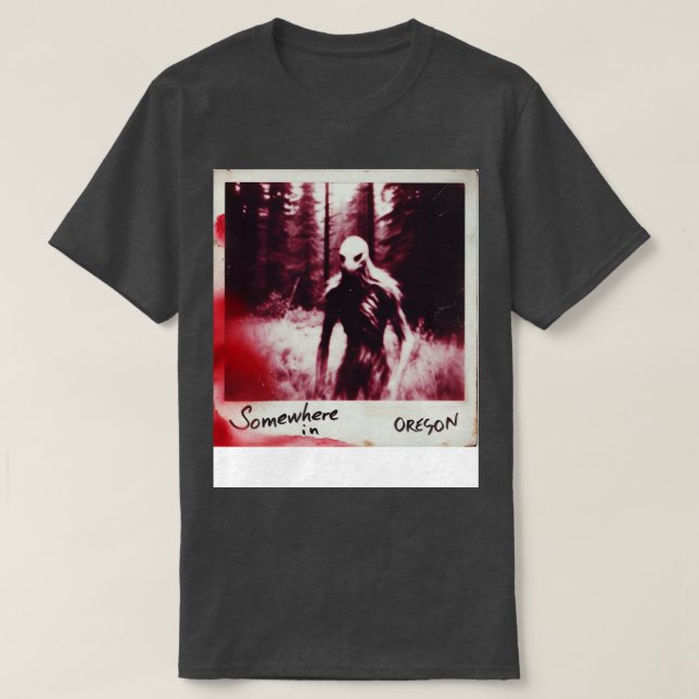 Camiseta Oregon Cryptid (Diseño del anverso)
