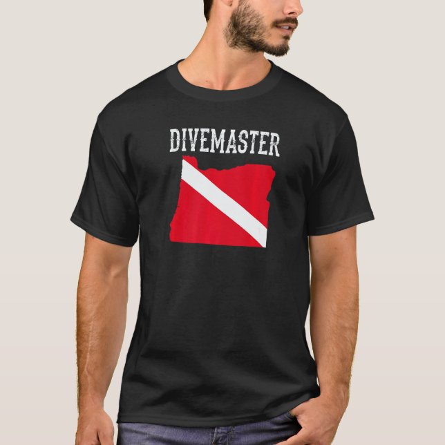 Camiseta Oregon Divemaster Instructor de buceo Dive Fla (Anverso)