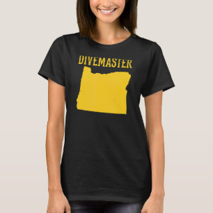 Camiseta Oregon Divemaster Scuba Instructor De Buceo Dive F