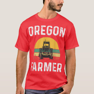 Camiseta Oregon Farmer Tractor Lover Trigo Granja Su