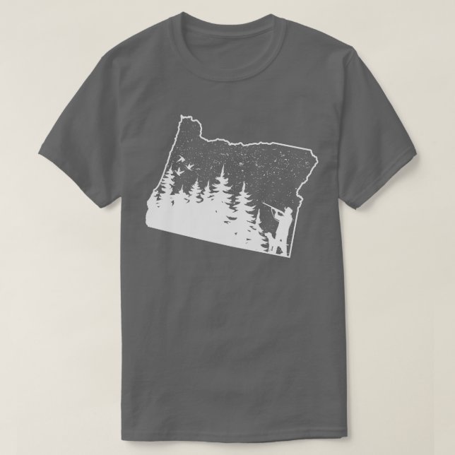 Camiseta Oregon Hunting duct Hunter Gifts (Diseño del anverso)