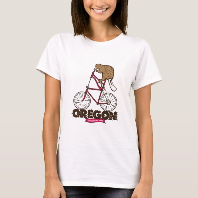 Camiseta Oregon Keep Portland Weird (Anverso)