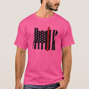 Camiseta Oregón Mapa del Estado de la Bandera Americana Org
