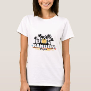 Camiseta Oregon Ndon Surf Retro Playa Hombres Mujeres Niños