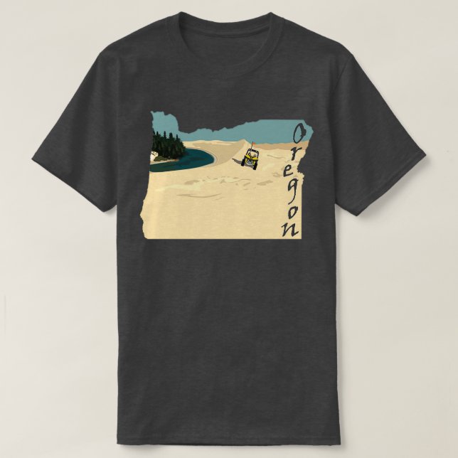 Camiseta Oregon Sand Dunes  (Diseño del anverso)