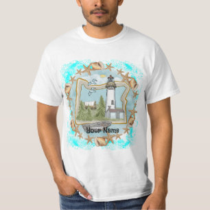 Camiseta Oregon Shells Lighthouse T-Shirt