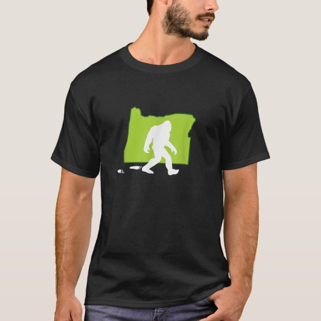 Camiseta Oregon State Bigfoot Hunter (Anverso)