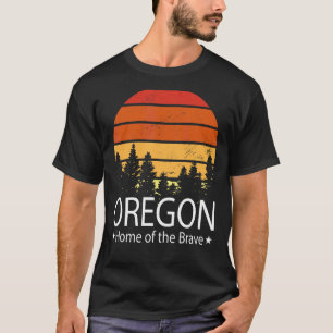 Camiseta Oregon State Home Of The Brave Oregon Love