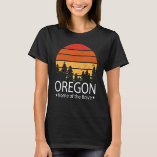 Camiseta Oregon State Home Of The Brave Oregon Love